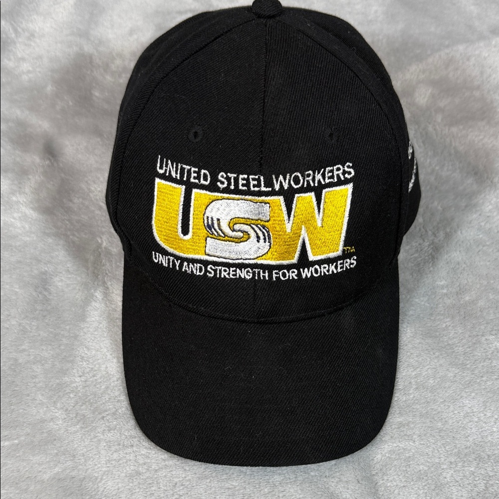 United Steelworkers Black Cap